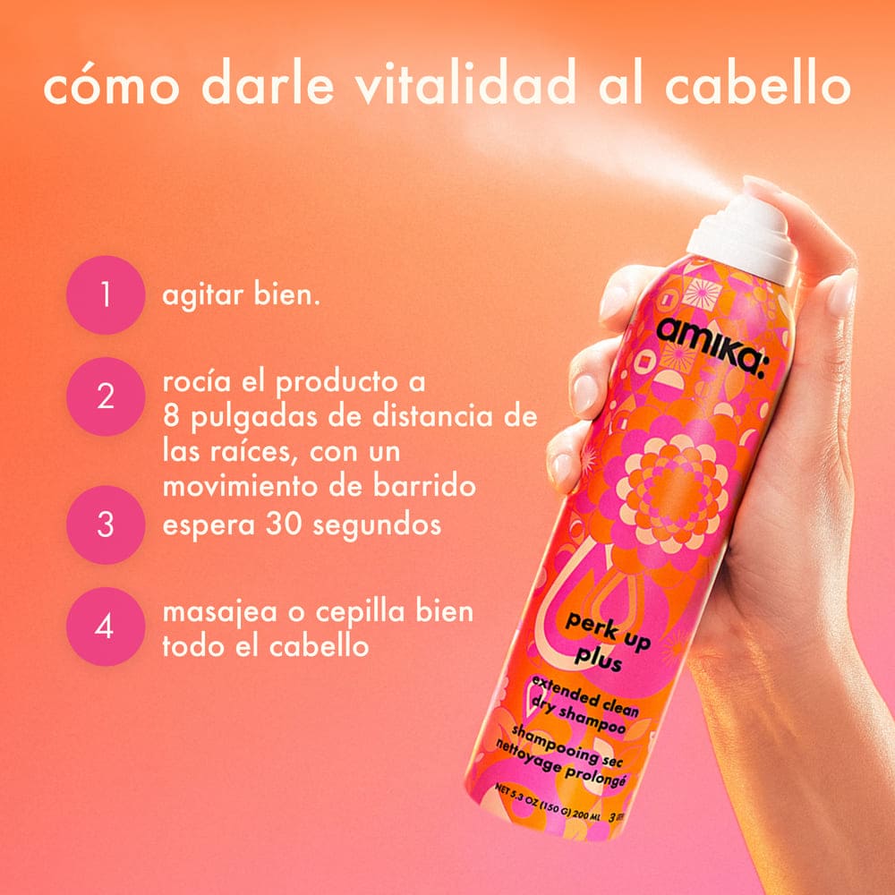 PERK UP PLUS EXTENDED CLEAN DRY SHAMPOO (CHAMP&Uacute; EN SECO)
